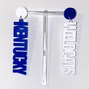 Kentucky Wildcats Acrylic Earrings